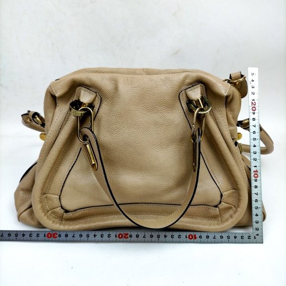 Chloe Hand Bag Beige Leather - Picture 2 of 9